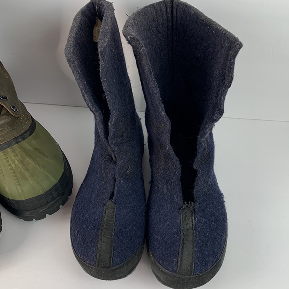 SOREL Kaufman Mark V made in Canada green hunting/hiking winter boots size 10 - Picture 13 of 16